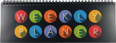 

Nourish Regular Planner/Organizer(Weekly Planner, Black)