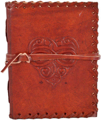 

Craft Club Regular Diary(leather diary with heart, Brown)