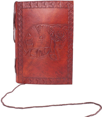 

Store Indya A5 Diary(Handcrafted Gift Set, Brown)