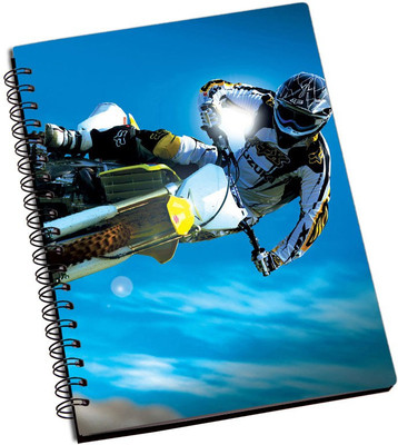 

Rangeele Inkers A5 Notebook(Bike Stunt In Air, Multicolor)