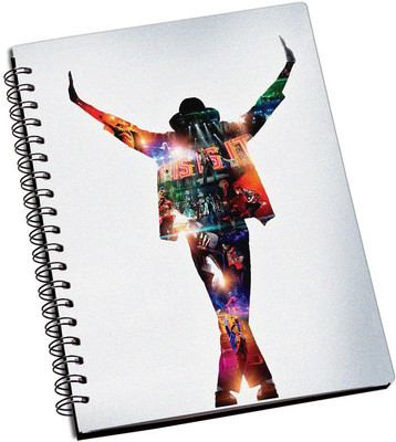 

Rangeele Inkers A5 Notebook(Michael jackson This Is IT, Multicolor)