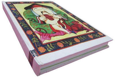 

Indha Craft A6 Diary(Fortune Monk, Multicolor)