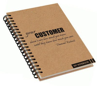 

Printelligent A5 Notebook(Printelligent, Khaki)