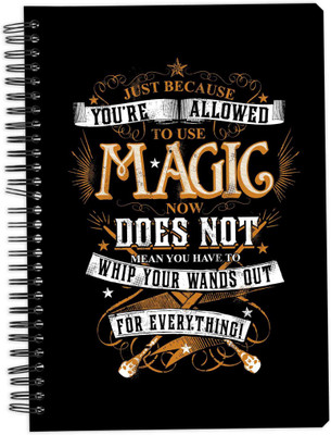 

MC SID RAZZ A5 Notebook(Harry Potter, Multicolor)