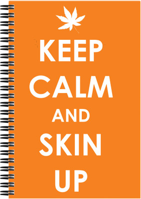 

Art Emporio A5 Notebook(Keep Calm and Skin Up, Multicolor)