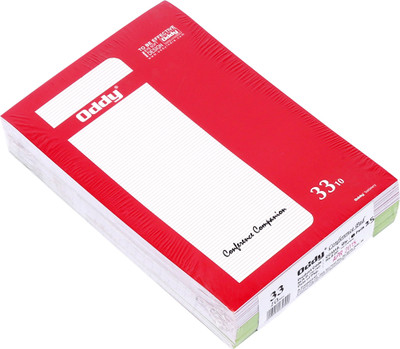 

Oddy Regular Note Pad(1/8 Conference 102 GSM, Multicolor, Pack of 25)