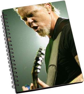 

Rangeele Inkers A5 Notebook(Metallica Band James Hetfield, Multicolor)