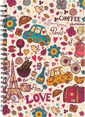 

Paper Plane Design A5 Notebook(Paper Plane Design, Multicolor)
