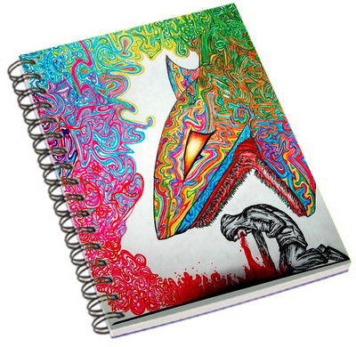 

Shopmania A5 Notebook(DESIGNER PRINTED NOTEBOOK, Multicolor)