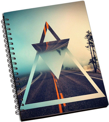 

Rangeele Inkers A5 Notebook(Bright Triangle, Multicolor)