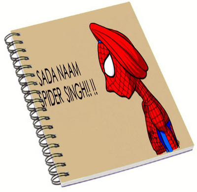 

Shopmania A5 Notebook(DESIGNER NOTEBOOK, Multicolor)