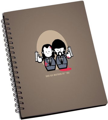 

Rangeele Inkers A5 Notebook(Pulp Fiction Cartoon Art, Multicolor)