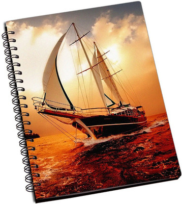 

Rangeele Inkers A5 Notebook(Travel Ship, Multicolor)