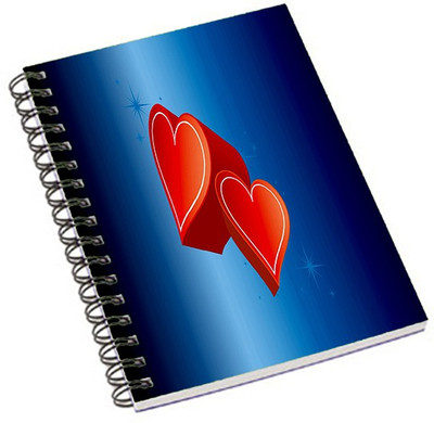 

Shopmania A5 Notebook(Heart, Multicolor)