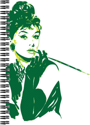 

Art Emporio A5 Notebook(Audrey Hepburn Breakfast at Tiffany, Multicolor)