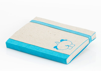 

Haathi Chaap Regular Notebook(Recycled Handmade, Blue)