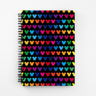 

RAYITE A5 Diary(Mickie Mulitcolor On Black, Multicolor)
