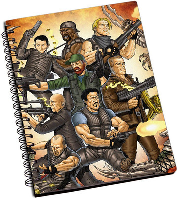 

Rangeele Inkers A5 Notebook(The Expendables Alien Art, Multicolor)
