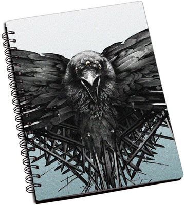

Rangeele Inkers A5 Notebook(Game Of Thrones Crow, Multicolor)