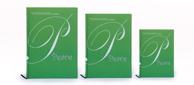 

Tiara Diaries B5 Notebook(2016-2017 Designer LA Kaarta PEACE (Set of 3), Green, Pack of 3)