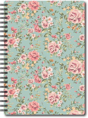 

Nourish A4 Notebook(A4 Size Plain Pages Colourful Graphic Diary, Multicolor)