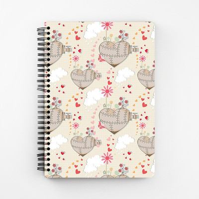 

RAYITE A5 Diary(Heart Is A Machine, Multicolor)