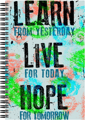 

Art Emporio A5 Notebook(Learn from Yesterday, Multicolor)