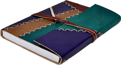 

Lal Haveli Regular Diary(Handmade Paper Leather Notebook Office Diary Notepad Journal Book, Multicolor)