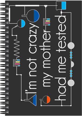 

Art Emporio A5 Notebook(I am Tested, Multicolor)
