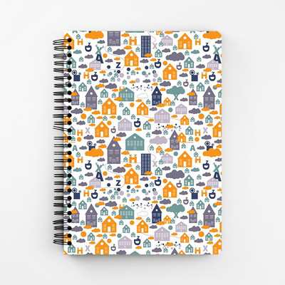 

RAYITE A5 Diary(Casute, Multicolor)