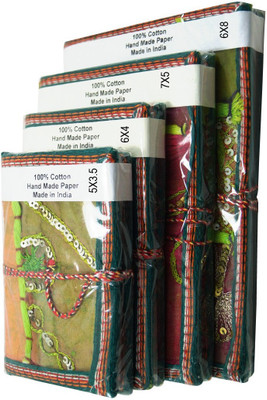 

R S Jewels Mini Gift Set(Handmade Paper Notepad, Multicolor)