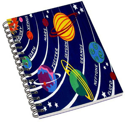 

Shopmania A5 Notebook(Solar System, Multicolor)