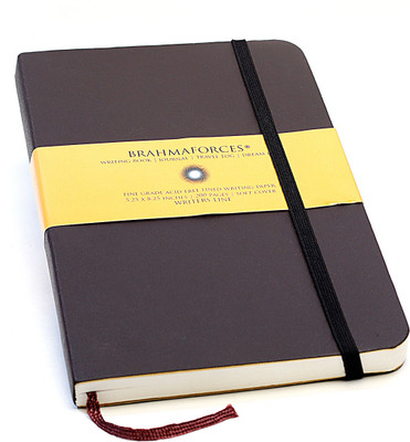 Brahma A5 Notebook(Writers Line, Brown)
