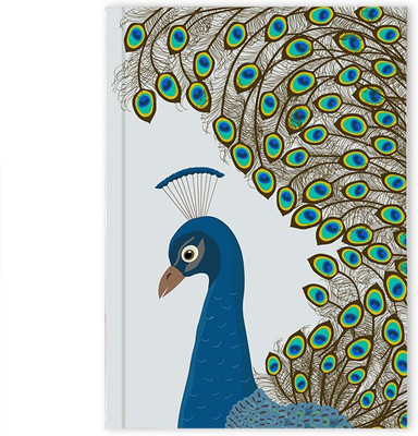 

Heartzy A5 Notebook(Beautiful Blue Peacock, Blue)