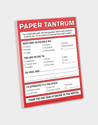 

Knock Knock A4 Note Pad(Paper Tantrum, Multicolor)