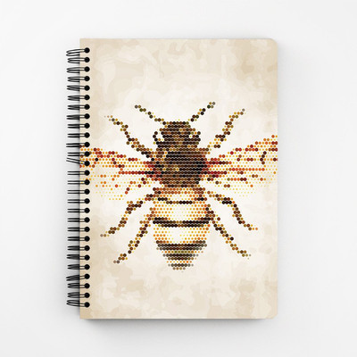 

RAYITE A5 Diary(Vintage Honey Bee, Multicolor)