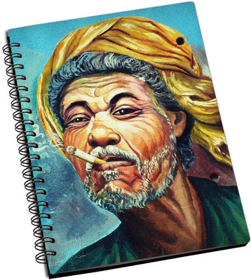 

Rangeele Inkers A5 Notebook(Indian man Steert Art, Multicolor)