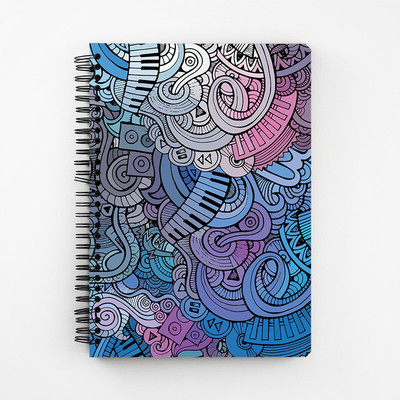 

RAYITE A5 Diary(Abstract Music, Multicolor)