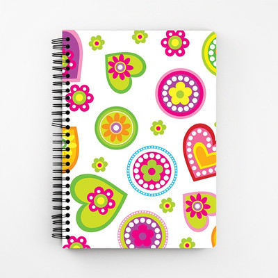 

RAYITE A5 Diary(Ethnic Hearts, Multicolor)
