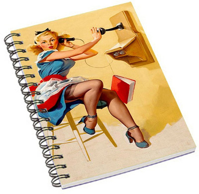 

Shopmania A5 Notebook(Beautiful Girl, Multicolor)