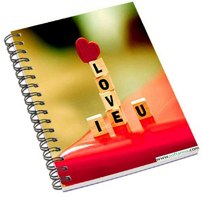 

Shopmania A5 Notebook(I love you, Multicolor)