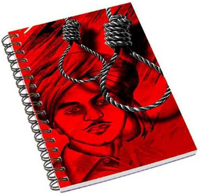 

Shopmania A5 Notebook(Bhagat singh, Multicolor)