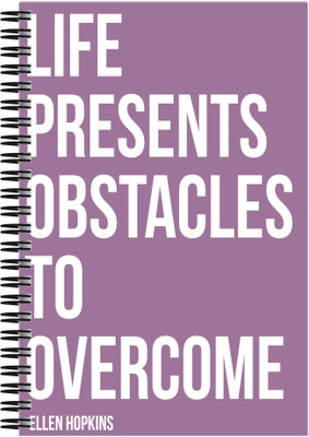 

Art Emporio A5 Notebook(Life Presents Obstacles, Multicolor)