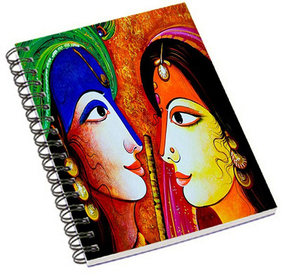 

Shopmania A5 Notebook(Radhe Krishna2, Multicolor)