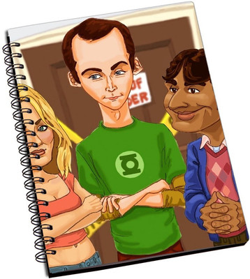 

Rangeele Inkers A5 Notebook(The Big Bang Theory Caricature Art Work, Multicolor)