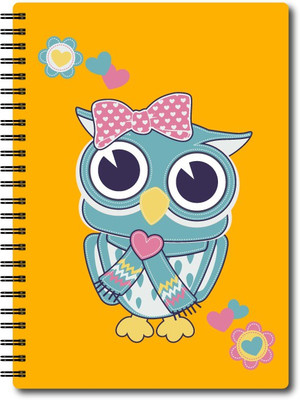 

Nourish A4 Notebook(A4 Size RULED Pages Colourful Graphic Diary, Multicolor)