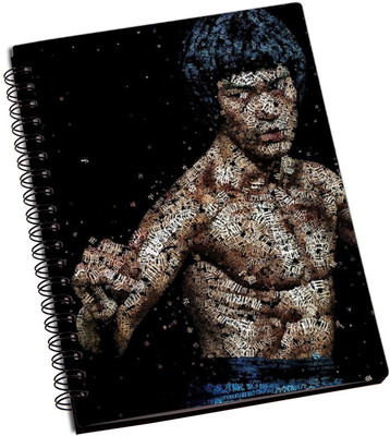 

Rangeele Inkers A5 Notebook(Bruce Lee Typography, Multicolor)