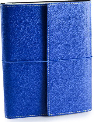 

Eco-Leatherette A5 Journal(Handcrafted, Denim Blue)