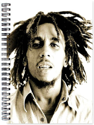 

VenTechno A5 Diary(Bob Marley Wirebound Ruled Paper Sheets Personal and Office Stationary Notebooks Diary, Multicolor)