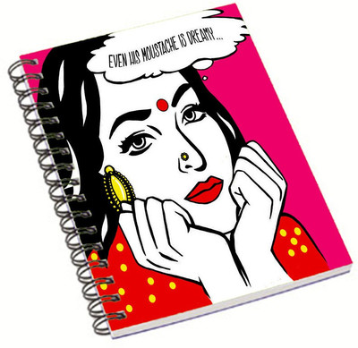 

Shopmania A5 Notebook(DESIGNER NOTEBOOK, Multicolor)